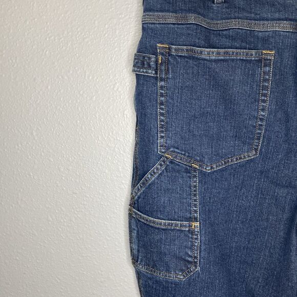 Duluth Trading Co Jeans Medium Wash Utility Denim Size 16 - Picture 6 of 8